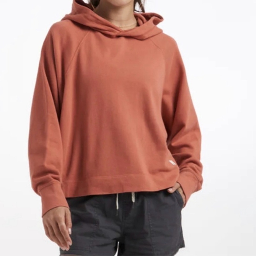 Vuori Sunnyside Hoodie in Cinnamon, Size Medium